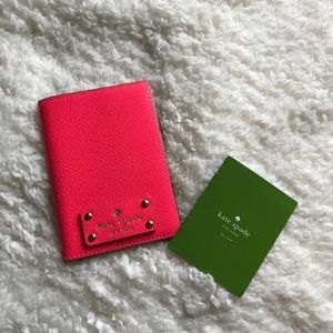 Pink Kate Spade Passport Cover